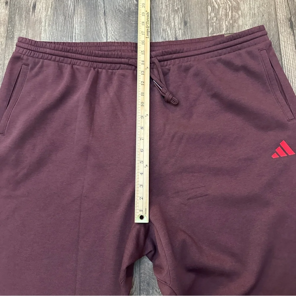 Adidas Multi Sport Regular Fit Pants Men’s Size 4XL  Ruby Burgundy Red